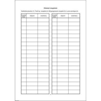   Nyomtatvány, egészségügyi kiskönyv, A6, VICTORIA PAPER "C.3151-2"