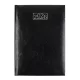 Naptár, tervező, A5, napi, VICTORIA OFFICE "Chrono", fekete (2026 évi)  ► KIFUTÓ 1 db