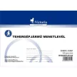Nyomtatvány, menetlevél, tehergépjármű, 100 lap, A5, fekvő, VICTORIA PAPER, "D.GÉPJ.21.", 10 tömb/csomag 10 db