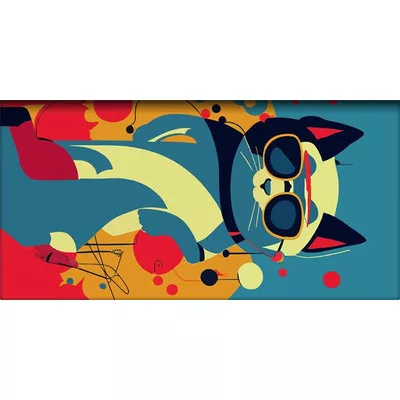 Zsebnaptár, fekvő elrendezésű, DAYLINER, "Colors Astro Cat" 1 db