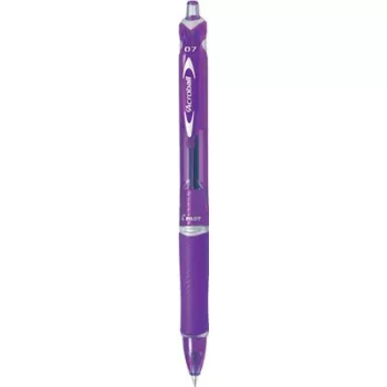   Golyóstoll, 0,25 mm, nyomógombos, PILOT "Acroball", lila 1 db