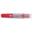 Táblamarker, 2,2-5,2 mm, vágott, PILOT "V-Board Master", piros