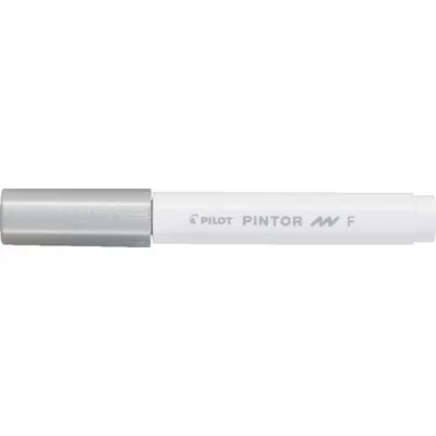 Dekormarker, 1 mm, PILOT "Pintor F", ezüst 1 db