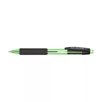   Golyóstoll, 0,35 mm, nyomógombos, PENTEL "Kachiri BK457", zöld 1 db