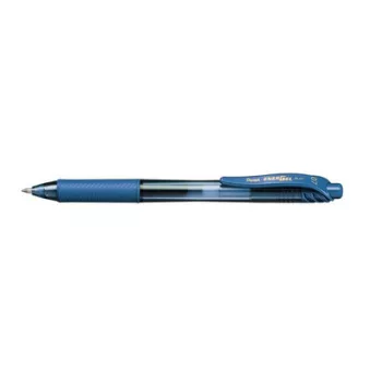   Zseléstoll, 0,35 mm, nyomógombos, PENTEL "EnerGelX BL107", kék 1 db