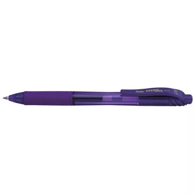 Zseléstoll, 0,35 mm, nyomógombos, PENTEL "EnerGelX BL107", lila 1 db