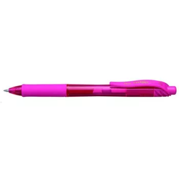  Zseléstoll, 0,35 mm, nyomógombos, PENTEL "EnerGelX BL107", rózsaszín 1 db