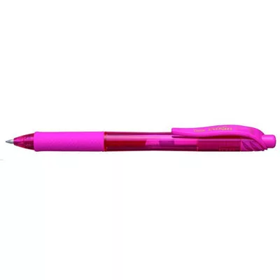 Zseléstoll, 0,35 mm, nyomógombos, PENTEL "EnerGelX BL107", rózsaszín 1 db