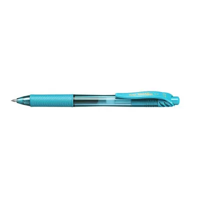 Zseléstoll, 0,35 mm, nyomógombos, PENTEL "EnerGelX BL107", türkiz 1 db