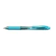 Zseléstoll, 0,35 mm, nyomógombos, PENTEL "EnerGelX BL107", türkiz 1 db