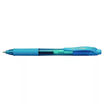   Zseléstoll, 0,35 mm, nyomógombos, PENTEL "EnerGelX BL107", világoskék 1 db