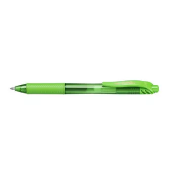   Zseléstoll, 0,35 mm, nyomógombos, PENTEL "EnerGelX BL107", világoszöld 1 db
