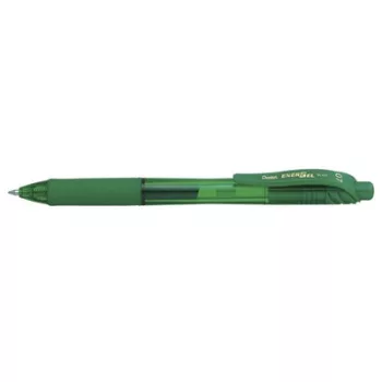   Zseléstoll, 0,35 mm, nyomógombos, PENTEL "EnerGelX BL107", zöld 1 db