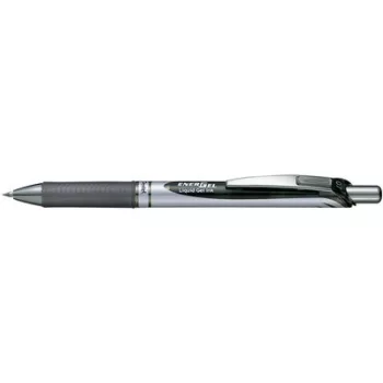   Zseléstoll, 0,35 mm, nyomógombos, PENTEL "EnerGel BL77", fekete 1 db