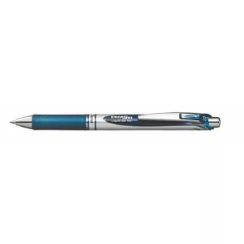   Zseléstoll, 0,35 mm, nyomógombos, PENTEL "EnerGel BL77", sötétkék 1 db