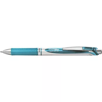   Zseléstoll, 035 mm, nyomógombos, PENTEL "EnerGel BL77", világoskék 1 db