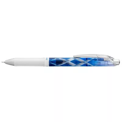 Zseléstoll, 0,25 mm, nyomógombos, PENTEL "EnerGel BLN75 Kiriko, Flying Arrow", kék 1 db