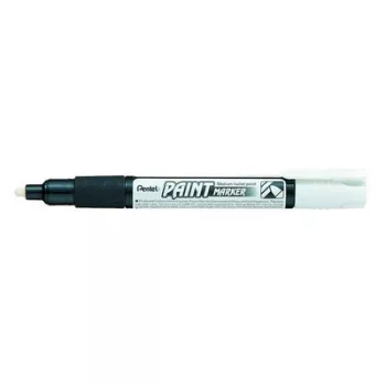 Lakkmarker, 2 mm, kúpos, PENTEL "MMP20", fehér