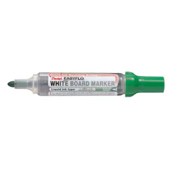   Táblamarker, 6 mm, kúpos hegy, PENTEL "Easyflo", zöld