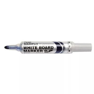 Táblamarker, 2,5 mm, kúpos, PENTEL "Maxiflo MWL5M", kék