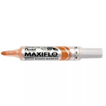   Táblamarker, 2,5 mm, kúpos, PENTEL "Maxiflo MWL5M", narancs