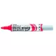 Táblamarker, 2,5 mm, kúpos, PENTEL "Maxiflo MWL5M", piros