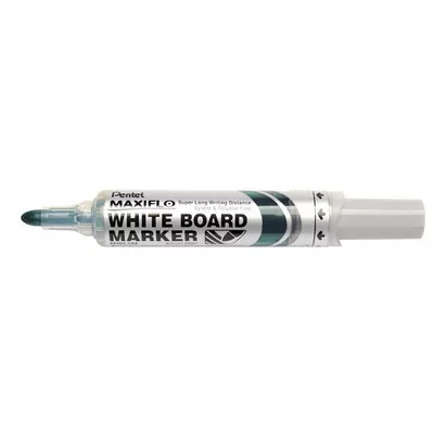 Táblamarker, 2,5 mm, kúpos, PENTEL "Maxiflo MWL5M", zöld