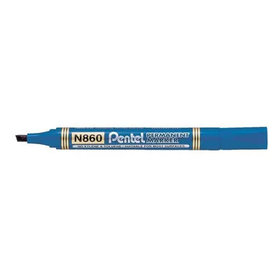 Alkoholos marker, 0,6-4,5 mm, vágott, PENTEL "N860", kék 1 db