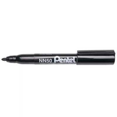 Alkoholos marker, 1,3 mm, kúpos, PENTEL "NN50", fekete 1 db