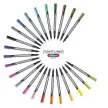 Tűfilc készlet, 0,4 mm, PENTEL "Pointliner", 24 különböző szín 24 db