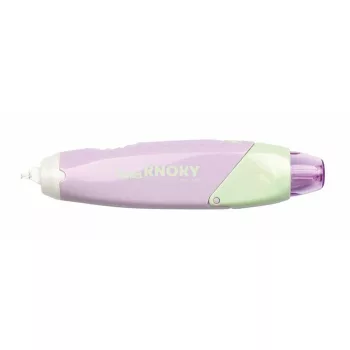   Hibajavító roller, 5 mm x 6 m, utántölthető, PENTEL "Knoky", világoszöld-lila