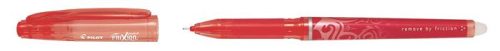 Rollertoll, 0,25 mm, tűhegyű, törölhető, kupakos, PILOT "Frixion Point", piros