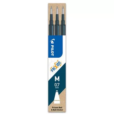 Rollertoll betét, 0,35 mm, törölhető, PILOT "Frixion Ball/Clicker", sötétkék
