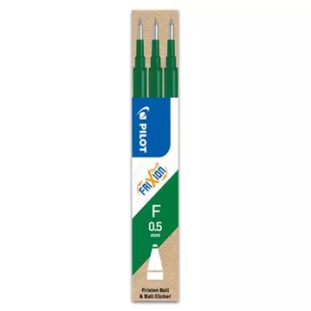   Rollertoll betét, 0,25 mm, törölhető, PILOT "Frixion Ball/Clicker", zöld