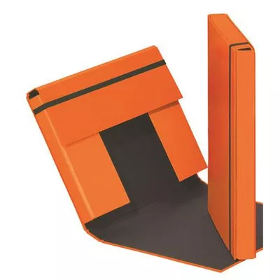 Füzetbox, A4, 40 mm, karton, PAGNA "Trend", narancssárga 1 db