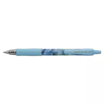   Zseléstoll, 0,32 mm, nyomógombos, kék tolltest, PILOT "G-2 Flow", kék 1 db