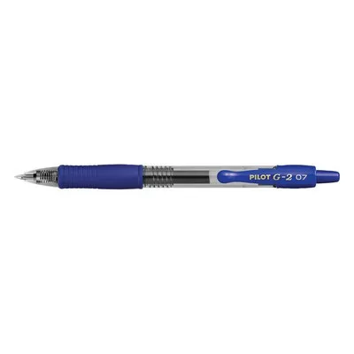 Zseléstoll, 0,32 mm, nyomógombos, PILOT "G-2", kék 1 db