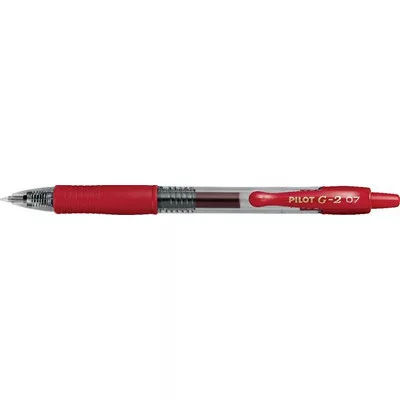 Zseléstoll, 0,32 mm, nyomógombos, PILOT "G-2", piros 1 db