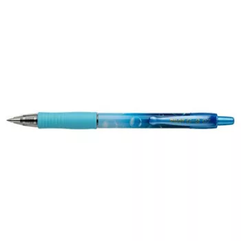   Zseléstoll, 0,32 mm, nyomógombos, PILOT "G-2 Blue Bubble", kék 1 db