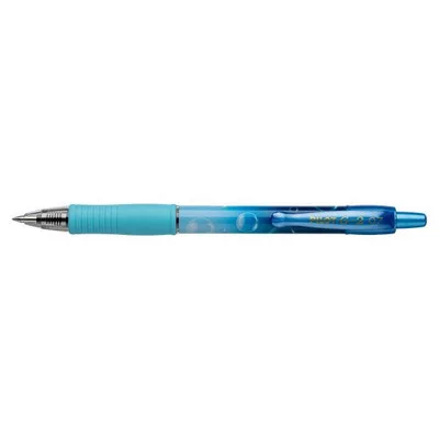 Zseléstoll, 0,32 mm, nyomógombos, PILOT "G-2 Blue Bubble", kék 1 db
