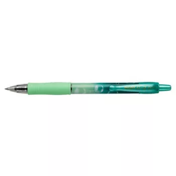   Zseléstoll, 0,32 mm, nyomógombos, PILOT "G-2 Green Bubble", kék 1 db