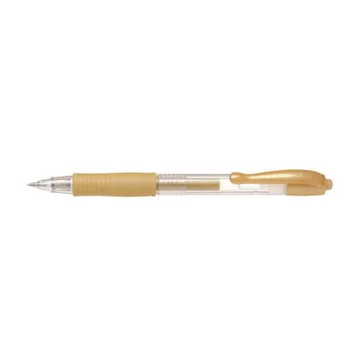Zseléstoll, 0,32 mm, nyomógombos, PILOT "G-2 Metallic", arany 1 db
