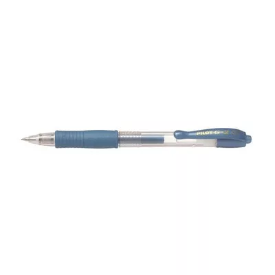Zseléstoll, 0,32 mm, nyomógombos, PILOT "G-2 Metallic", kék 1 db