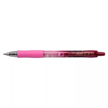   Zseléstoll, 0,32 mm, nyomógombos, PILOT "G-2 Pink Bubble", kék 1 db