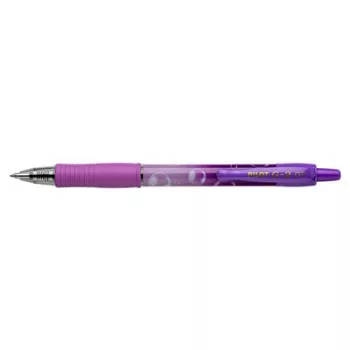   Zseléstoll, 0,32 mm, nyomógombos, PILOT "G-2 Purple Bubble", kék 1 db