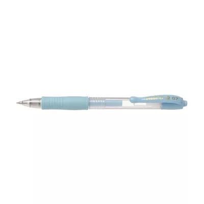 Zseléstoll, 0,32 mm, nyomógombos, PILOT "G-2 Pastel", világoskék 1 db