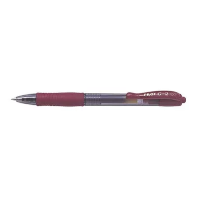 Zseléstoll, 0,32 mm, nyomógombos, PILOT "G-2", bordó 1 db