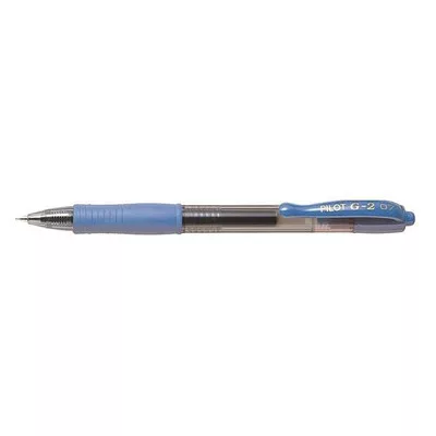 Zseléstoll, 0,32 mm, nyomógombos, PILOT "G-2", égkék 1 db
