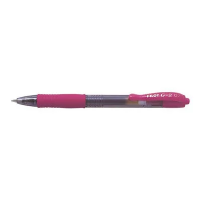 Zseléstoll, 0,32 mm, nyomógombos, PILOT "G-2", rózsaszín 1 db