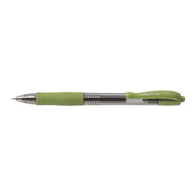 Zseléstoll, 0,32 mm, nyomógombos, PILOT "G-2", világoszöld 1 db